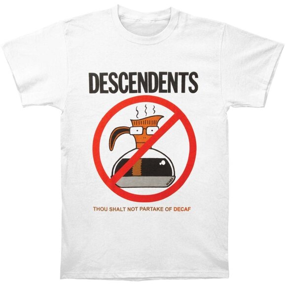 Descendents Thou Shalt Not Partake Of Decaf T-Shirt Punk Band Tee 05 - Picture 1 of 5